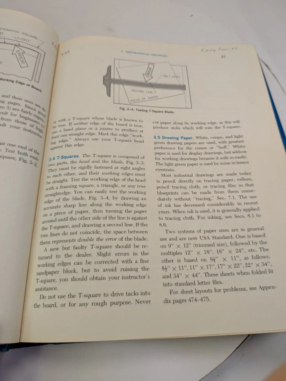 Basic Technical Drawing - Spencer & Dygdon Hardcover Textbook 1968